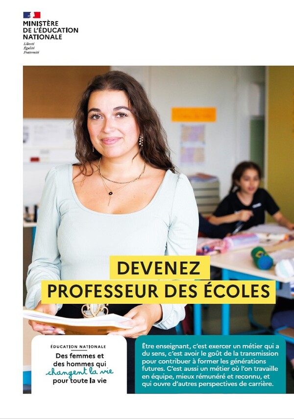 flyer recrutement professeur des écoles