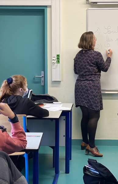Enseignante au collège